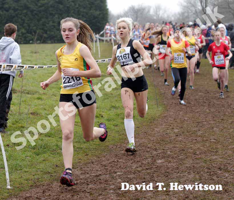 Lydia Turner (North East) under-17s McCain World Cross Country Trials and Inter Counties.